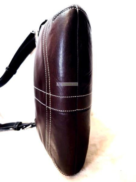 4321-Túi đeo vai/đeo chéo-COACH Soho brown leather crossbody bag4