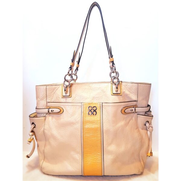 4328-Túi xách tay/đeo vai-COACH Colette Pebbled Leather large tote bag1