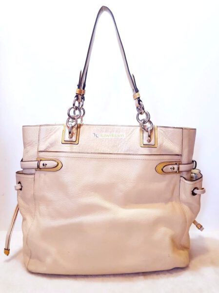 4328-Túi xách tay/đeo vai-COACH Colette Pebbled Leather large tote bag2