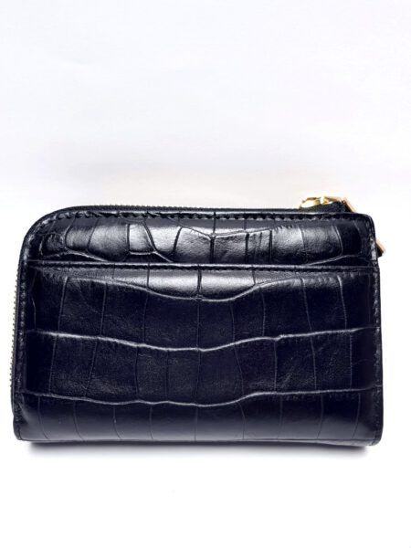 5015-Ví gập nữ/nam-LEATHER JEWELS black wallet3