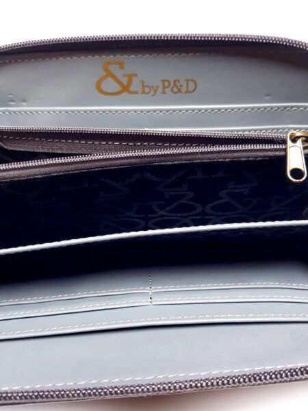 5019-Ví dài nữ-P & D PINKY and DIANA gray wallet8