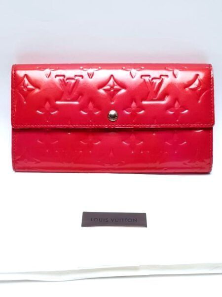5000-Ví dài nữ-LOUIS VUITTON vernis pink leather wallet16