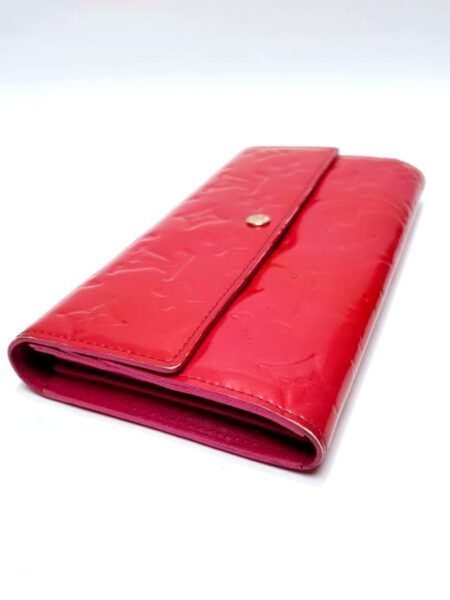 5000-Ví dài nữ-LOUIS VUITTON vernis pink leather wallet2