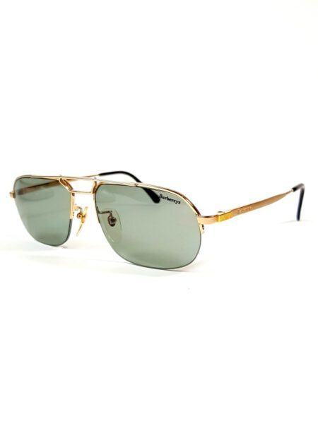4526-Kính mát nam/nữ (used)-BURBERRYS 922 aviator sunglasses4