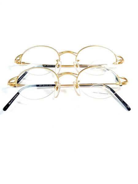 5596-Gọng kính nam/nữ (new)-YOHJI YAMAMOTO 51 7105 half rim eyeglasses frame22