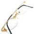 5596-Gọng kính nam/nữ (new)-YOHJI YAMAMOTO 51 7105 half rim eyeglasses frame17