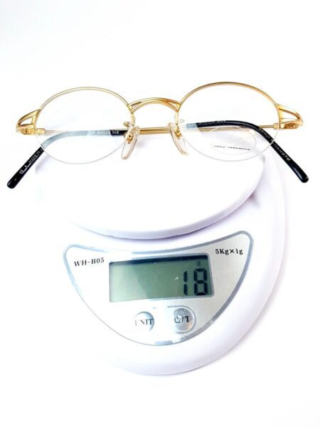 5596-Gọng kính nam/nữ (new)-YOHJI YAMAMOTO 51 7105 half rim eyeglasses frame21