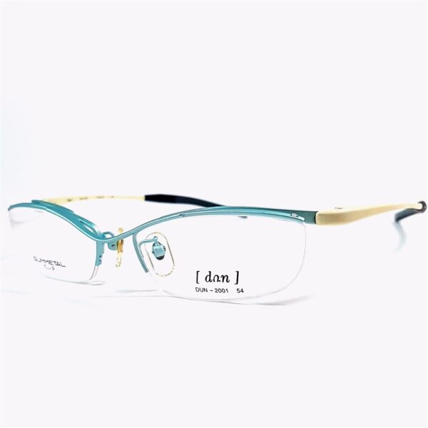 5545-Gọng kính nữ/nam-Mới/chưa sử dụng-DUN 2001 half rim eyeglasses frame1