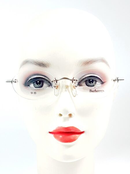 5515-Gọng kính nữ (new)-BUBERRYS 1007 rimless eyeglasses frame0