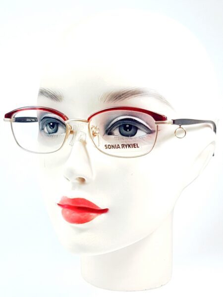 5490-Gọng kính nữ (new)-SONIA RYKIEL 65 7707 browline eyeglasses frame0