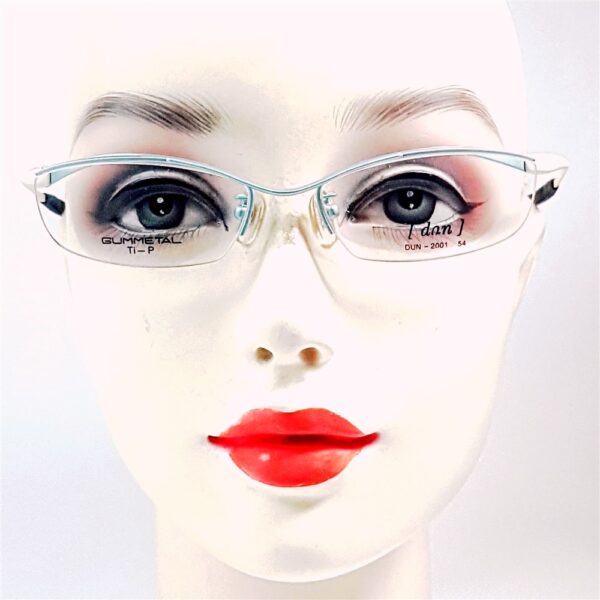 5545-Gọng kính nữ/nam-Mới/chưa sử dụng-DUN 2001 half rim eyeglasses frame18