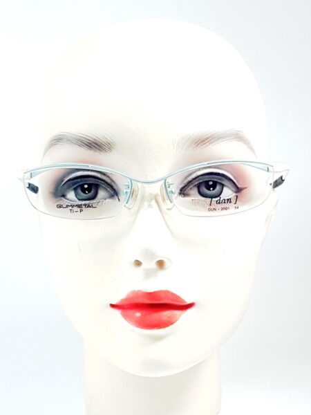 5545-Gọng kính nữ/nam (new)-DUN 2001 half rim eyeglasses frame1