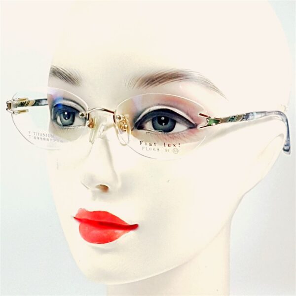 5529-Gọng kính nữ-Mới/Chưa sử dụng-FIAT LUX FL 068 rimless eyeglasses frame22