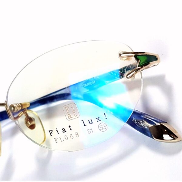 5529-Gọng kính nữ-Mới/Chưa sử dụng-FIAT LUX FL 068 rimless eyeglasses frame13