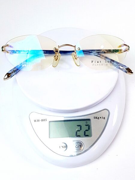 5529-Gọng kính nữ (new)-FIAT LUX FL 068 rimless eyeglasses frame23