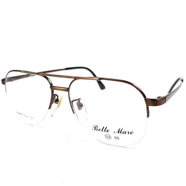 5582-Gọng kính nam/nữ-Mới/Chưa sử dụng-BELLE MARE 950 half rim eyeglasses frame1