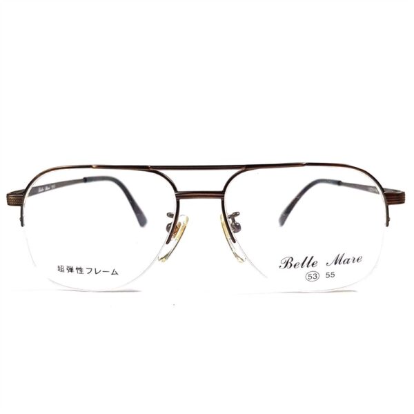 5582-Gọng kính nam/nữ-Mới/Chưa sử dụng-BELLE MARE 950 half rim eyeglasses frame0