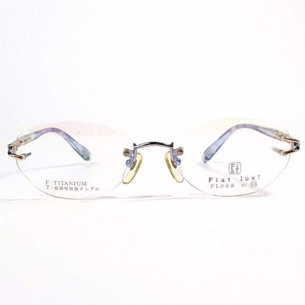 5530-Gọng kính nữ-Mới/Chưa sử dụng-FIAT LUX FL 068 rimless eyeglasses frame2