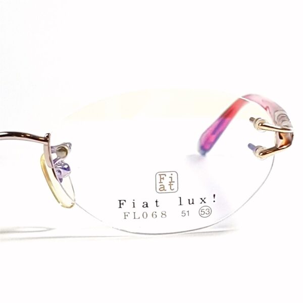 5524-Gọng kính nữ-Mới/Chưa sử dụng-FIAT LUX FL 068 rimless eyeglasses frame3