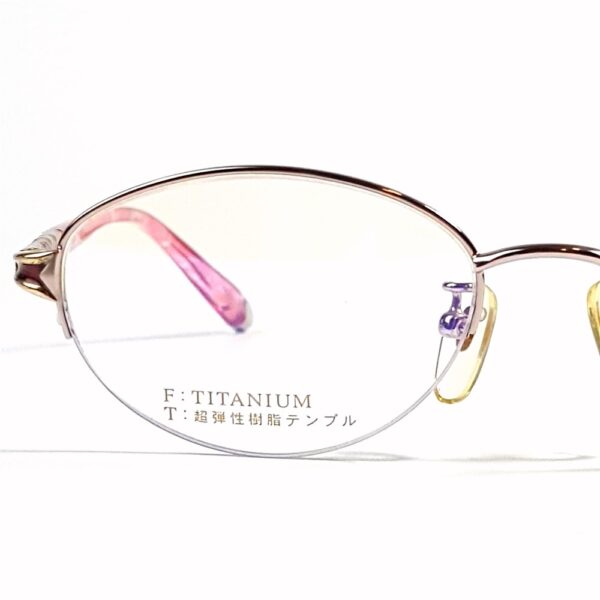 5586-Gọng kính nữ-Mới/Chưa sử dụng-FIAT LUX FL 067 half rim eyeglasses frame4