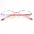 5586-Gọng kính nữ-Mới/Chưa sử dụng-FIAT LUX FL 067 half rim eyeglasses frame15