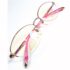 5586-Gọng kính nữ-Mới/Chưa sử dụng-FIAT LUX FL 067 half rim eyeglasses frame16