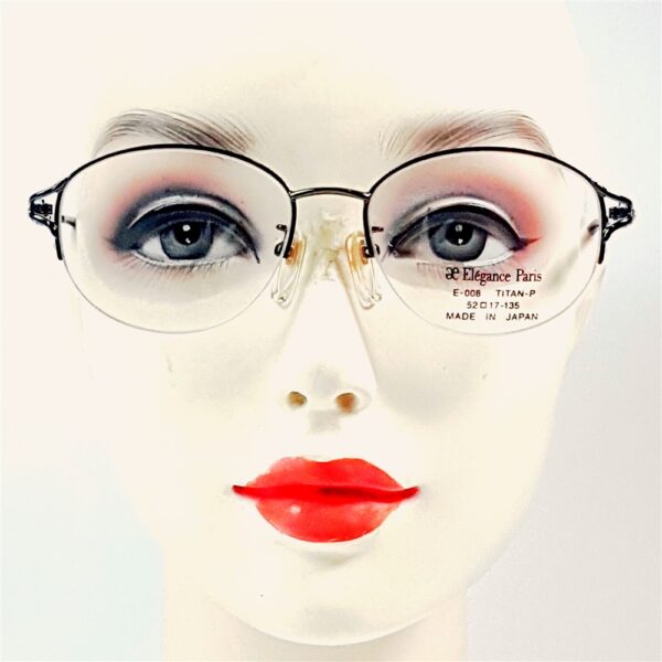 5491-Gọng kính nữ-Mới/Chưa sử dụng-ELEGANCE E008 halfrim eyeglasses frame21