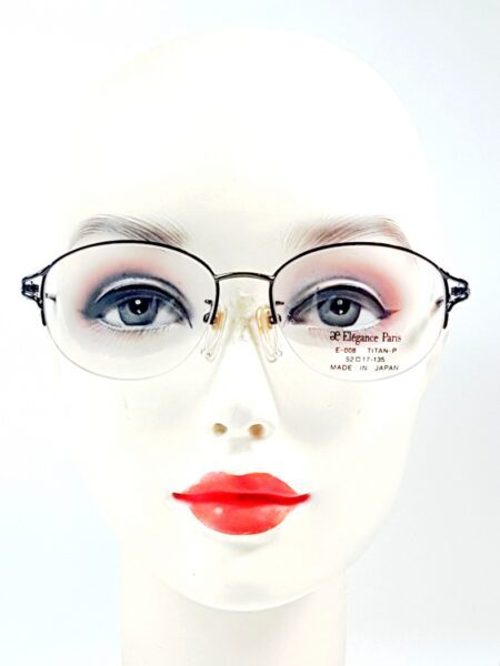 5491-Gọng kính nữ (new)-ELEGANCE E008 halfrim eyeglasses frame1