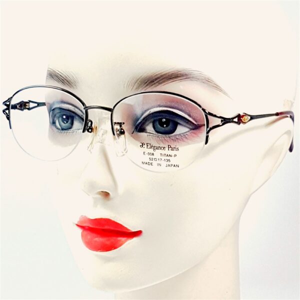 5491-Gọng kính nữ-Mới/Chưa sử dụng-ELEGANCE E008 halfrim eyeglasses frame20
