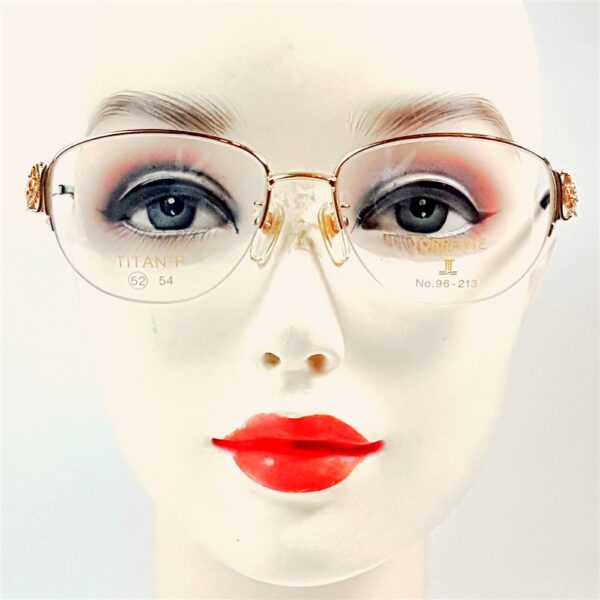 5614-Gọng kính nữ-Mới/Chưa sử dụng-TORRENTE Paris 96 213 half rim eyeglasses frame21
