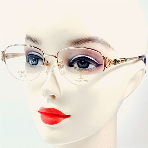 5614-Gọng kính nữ-Mới/Chưa sử dụng-TORRENTE Paris 96 213 half rim eyeglasses frame22