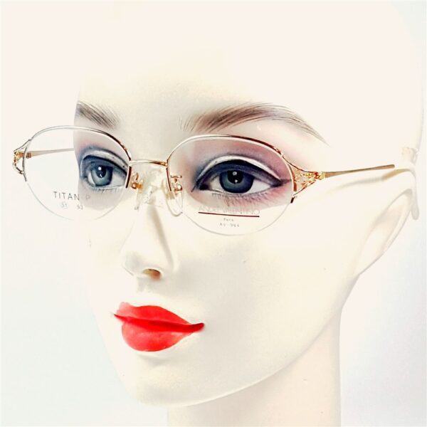 5541-Gọng kính nữ-Mới/Chưa sử dụng-ANDRE VALENTINO AV 964 halfrim eyeglasses frame23