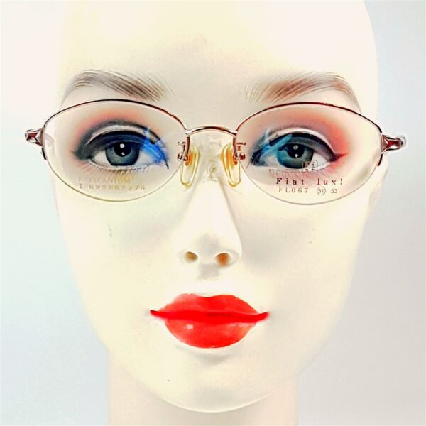 5586-Gọng kính nữ-Mới/Chưa sử dụng-FIAT LUX FL 067 half rim eyeglasses frame21