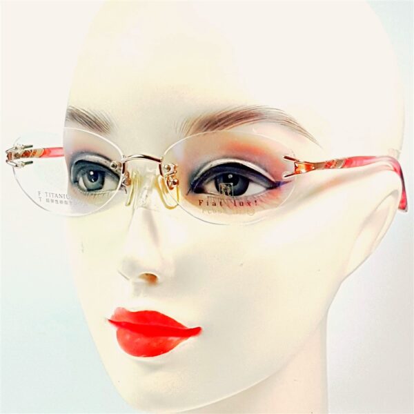 5524-Gọng kính nữ-Mới/Chưa sử dụng-FIAT LUX FL 068 rimless eyeglasses frame21