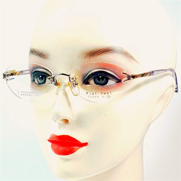 5530-Gọng kính nữ-Mới/Chưa sử dụng-FIAT LUX FL 068 rimless eyeglasses frame22