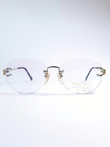 5523-Gọng kính nữ (new)-HANAE MORI Nikon HM1657 rimless eyeglasses frame3
