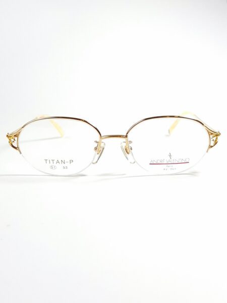 5541-Gọng kính nữ (new)-ANDRE VALENTINO AV 964 halfrim eyeglasses frame2