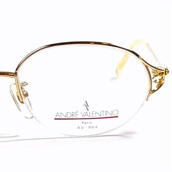 5541-Gọng kính nữ-Mới/Chưa sử dụng-ANDRE VALENTINO AV 964 halfrim eyeglasses frame3