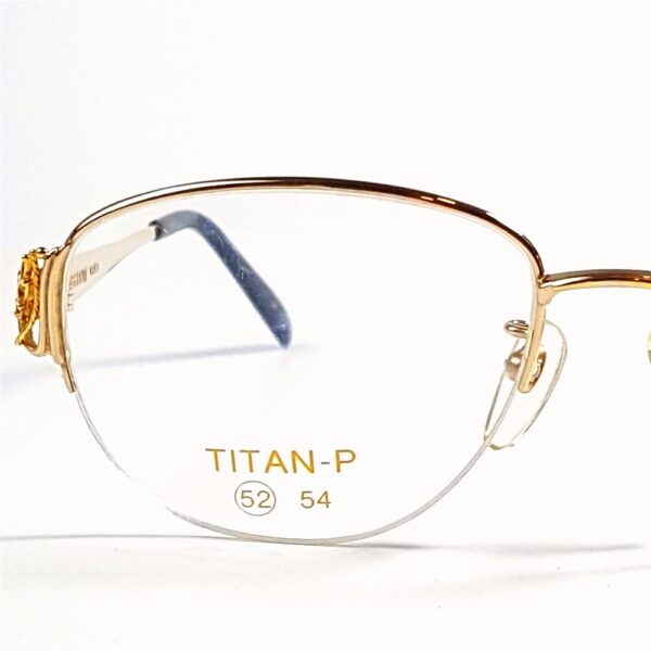 5614-Gọng kính nữ-Mới/Chưa sử dụng-TORRENTE Paris 96 213 half rim eyeglasses frame4