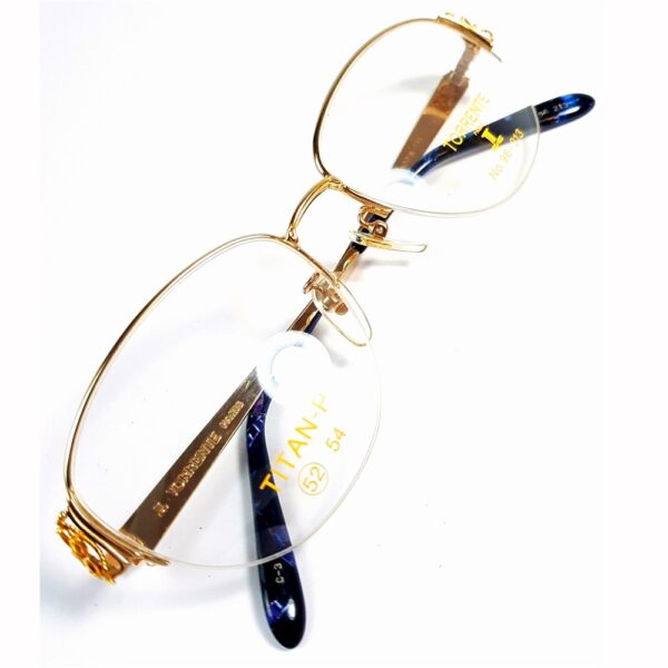 5614-Gọng kính nữ-Mới/Chưa sử dụng-TORRENTE Paris 96 213 half rim eyeglasses frame16