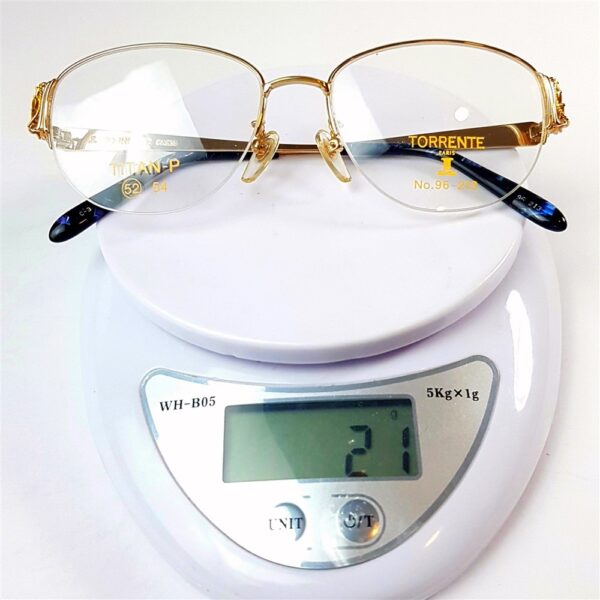 5614-Gọng kính nữ-Mới/Chưa sử dụng-TORRENTE Paris 96 213 half rim eyeglasses frame19