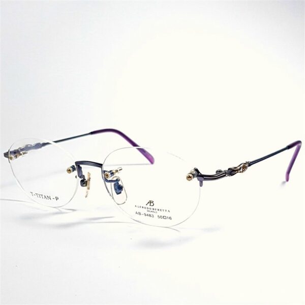 5511-Gọng kính nữ-Mới/Chưa sử dụng-ALFREDO BERETTA AB 9483 rimless eyeglasses frame1