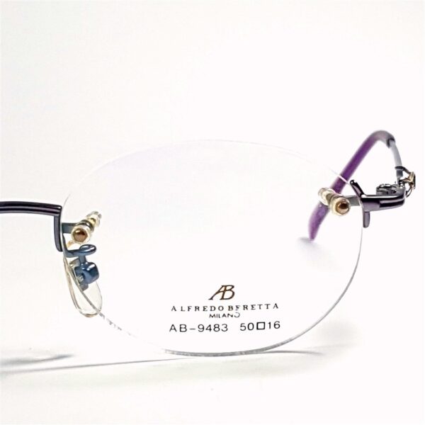 5511-Gọng kính nữ-Mới/Chưa sử dụng-ALFREDO BERETTA AB 9483 rimless eyeglasses frame3
