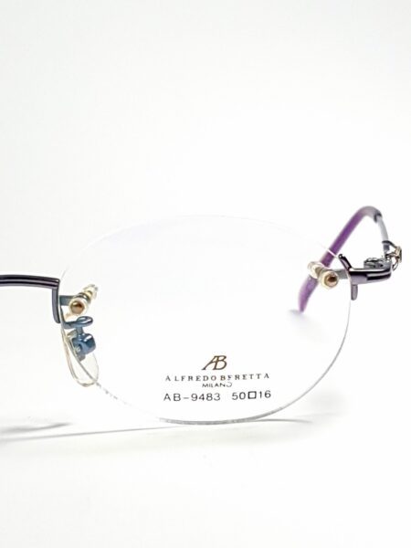 5511-Gọng kính nữ (new)-ALFREDO BERETTA AB 9483 rimless eyeglasses frame4