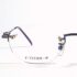 5511-Gọng kính nữ-Mới/Chưa sử dụng-ALFREDO BERETTA AB 9483 rimless eyeglasses frame4