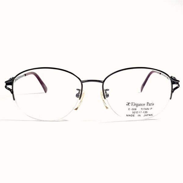 5491-Gọng kính nữ-Mới/Chưa sử dụng-ELEGANCE E008 halfrim eyeglasses frame2