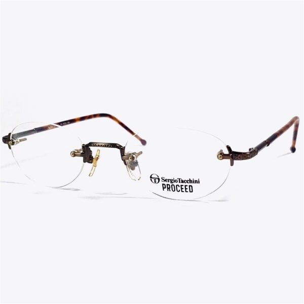 5521-Gọng kính nữ/nam-Mới/Chưa sử dụng-SERGIO TACCHINI SR 0034 rimless eyeglasses frame1