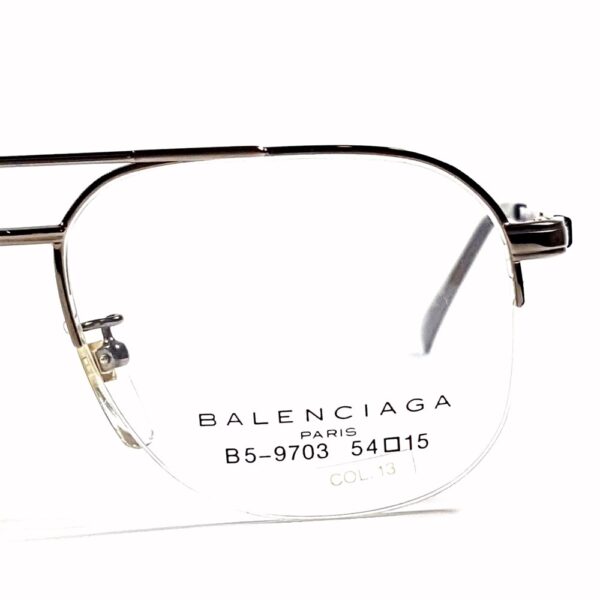5587-Gọng kính nam-Mới/Chưa sử dụng-BALENCIAGA B5 9703 half rim eyeglasses frame3