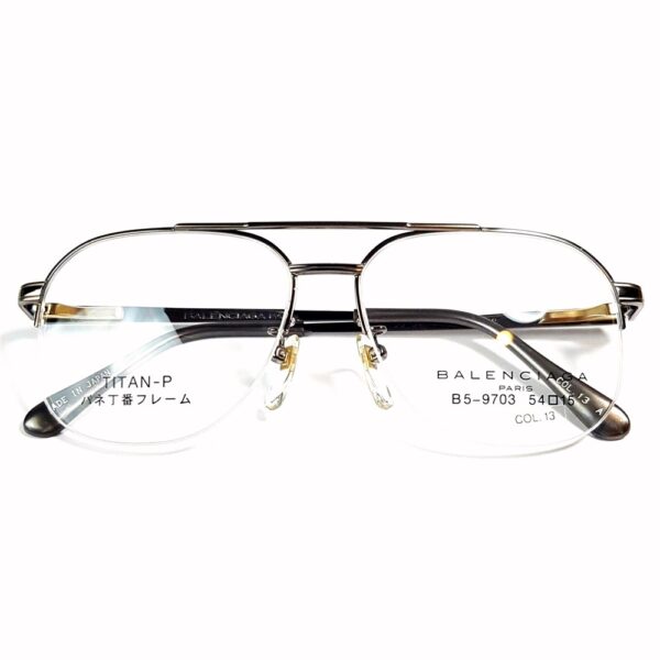 5587-Gọng kính nam-Mới/Chưa sử dụng-BALENCIAGA B5 9703 half rim eyeglasses frame15
