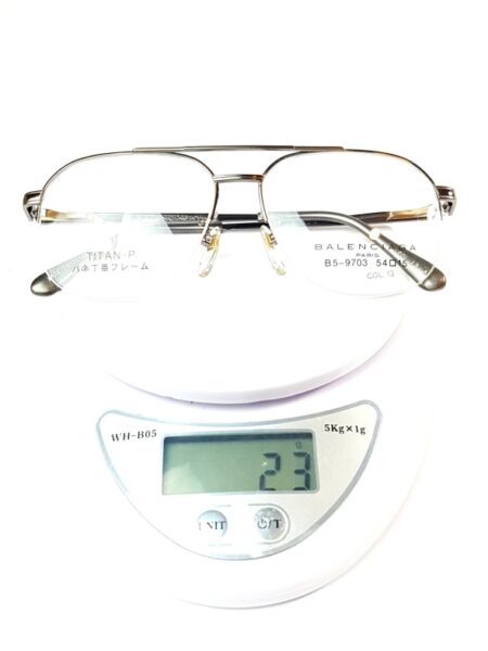 5587-Gọng kính nam (new)-BALENCIAGA B5 9703 half rim eyeglasses frame20